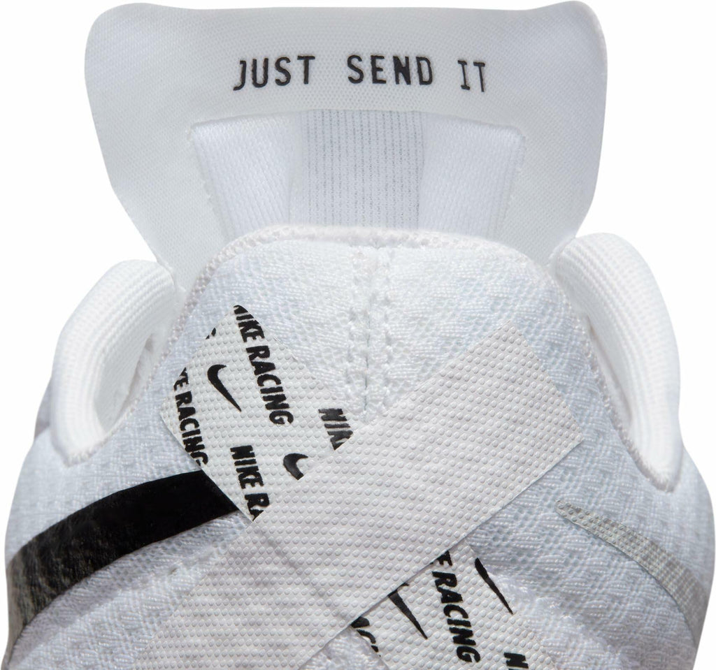 Nike Rival Waffle 6 Road and Cross-Country Racing Shoes (DX7998-100, White/Black-Pure Platinum) NEW