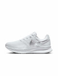Nike Women's Run Swift 3 Road Running Shoes, White/Metallic Silver-Pure Platinum, 7.5W, 5.5W NEW WITH FLAW