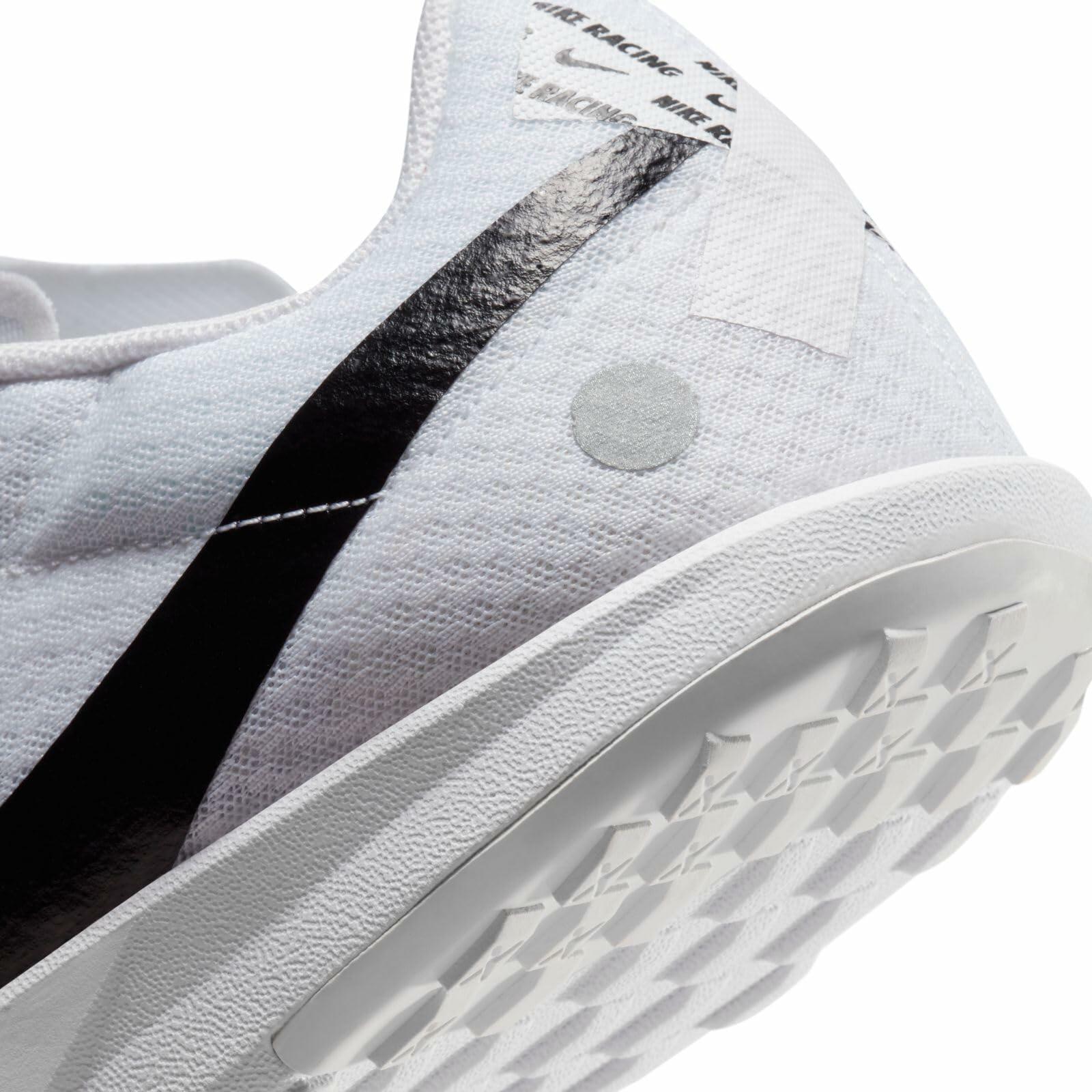 Nike Rival Waffle 6 Road and Cross-Country Racing Shoes (DX7998-100, White/Black-Pure Platinum) NEW