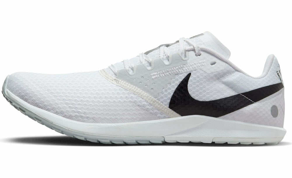 Nike Rival Waffle 6 Road and Cross-Country Racing Shoes (DX7998-100, White/Black-Pure Platinum) NEW
