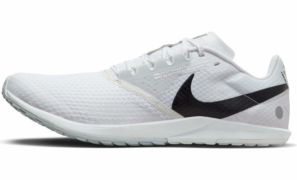Nike Rival Waffle 6 Road and Cross-Country Racing Shoes (DX7998-100, White/Black-Pure Platinum) NEW