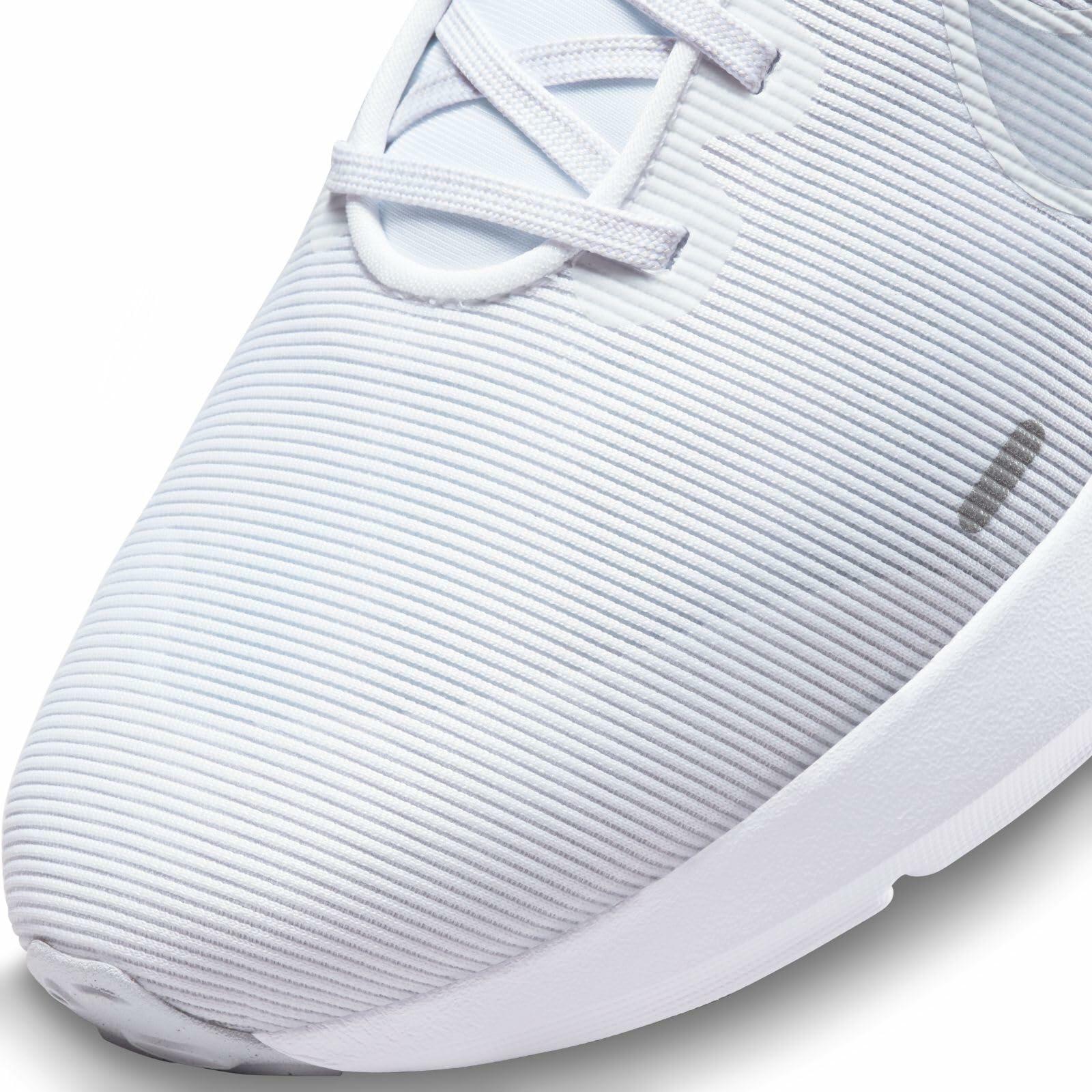 Nike Men's/ WOMENS Downshifter 12 Running Shoe, White Pure Platinum White,US