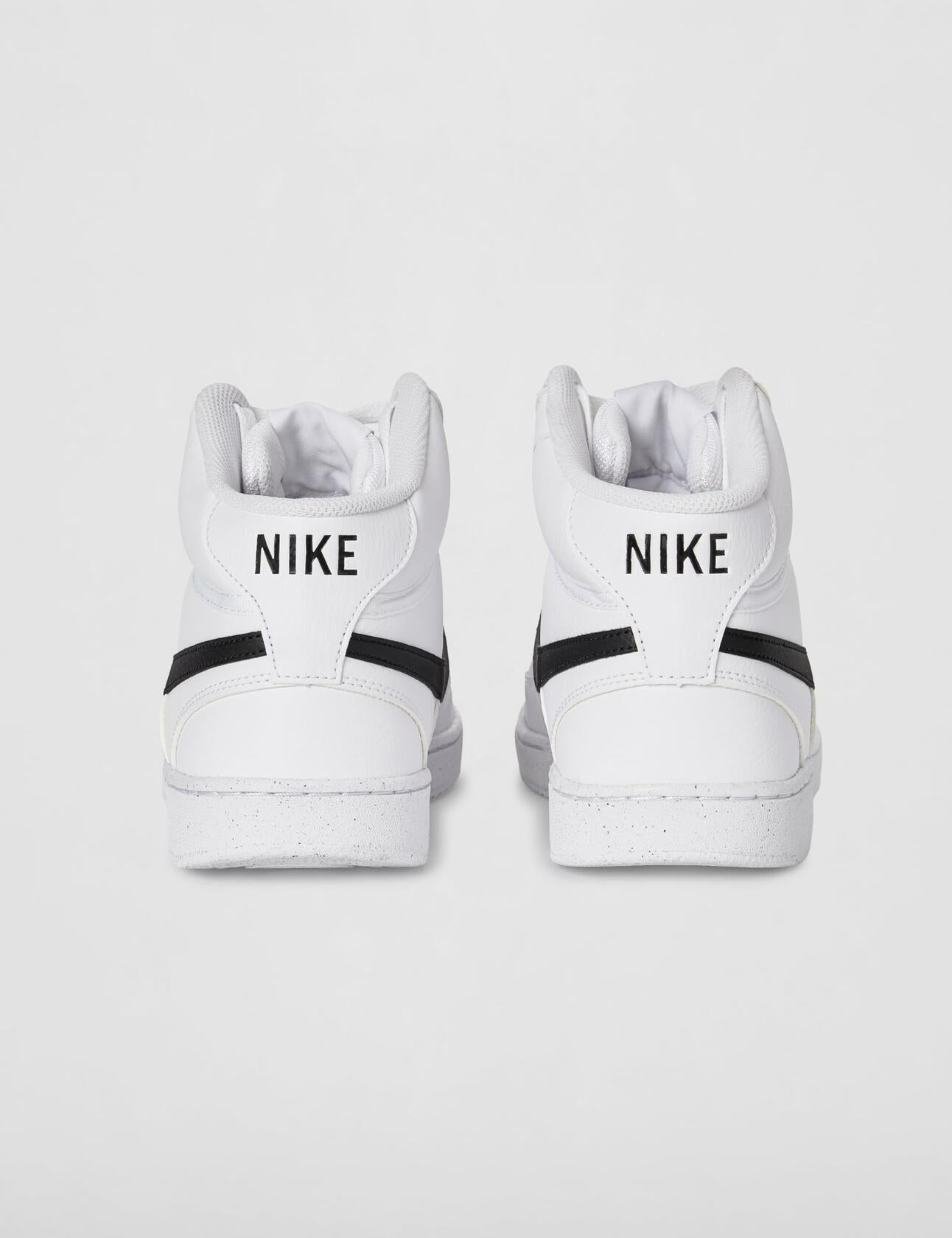 Nike Court Vision Mid Next Nature Men's/UNISEX  Sneakers, White Black White, NEW IN BOX  US