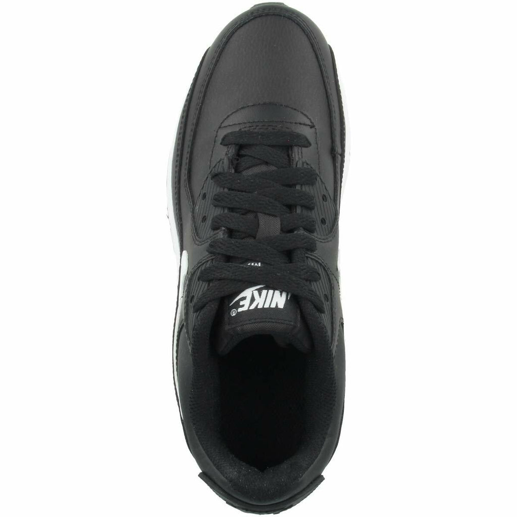 Nike Boy's Air Max 90 LTR (Big Kid) Black/White/Black 5 Big Kid M