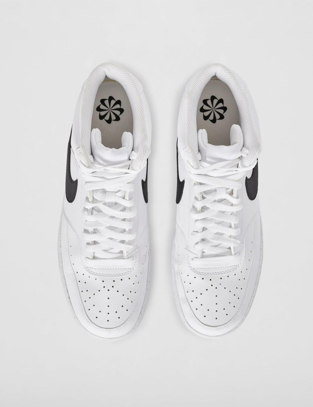 Nike Court Vision Mid Next Nature Men's/UNISEX  Sneakers, White Black White, NEW IN BOX  US