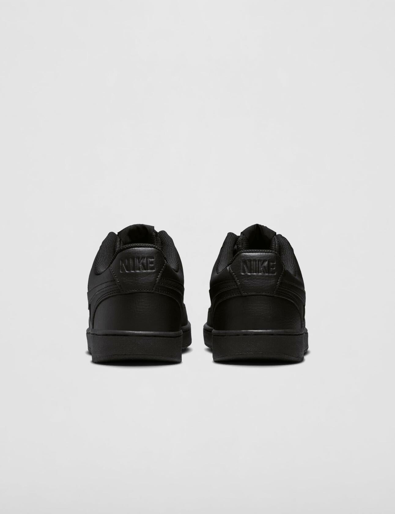 Nike Men's Court Vision Low Next Nature Shoes, Black/Black-Black, 12