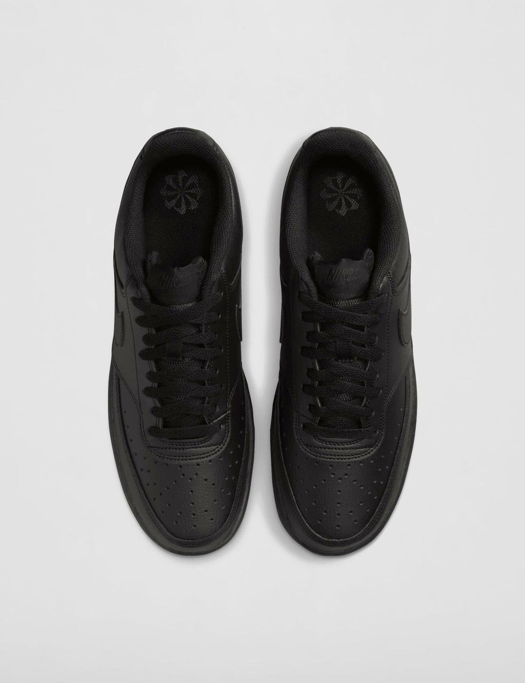 Nike Men's Court Vision Low Next Nature Shoes, Black/Black-Black, 12