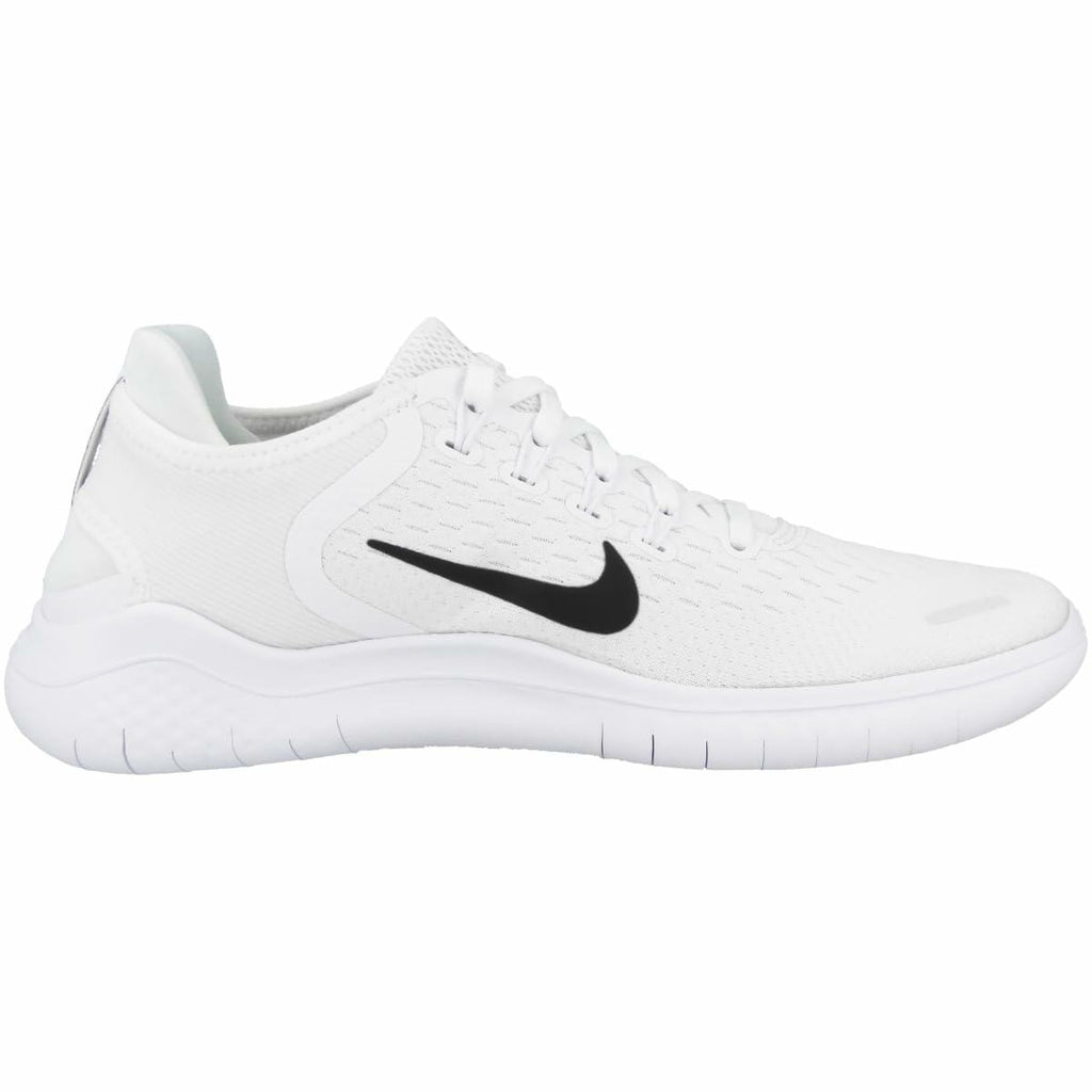 Nike Women's Free Rn 2018 Sun Tennis Shoes, White White Black 100, 6 Women
