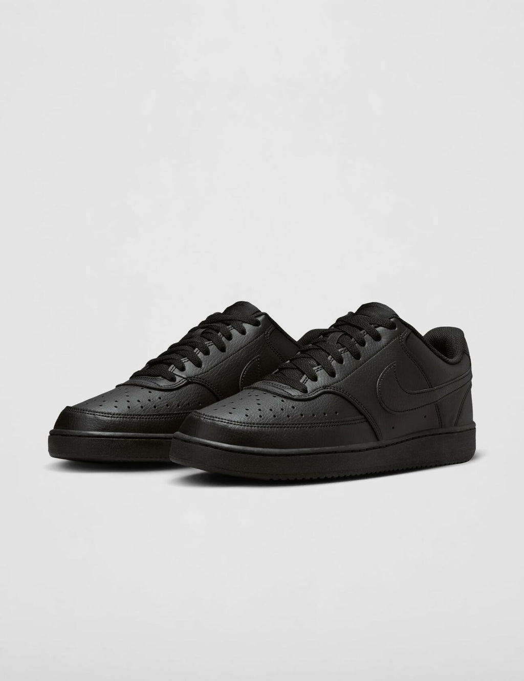 Nike Men's Court Vision Low Next Nature Shoes, Black/Black-Black, 12