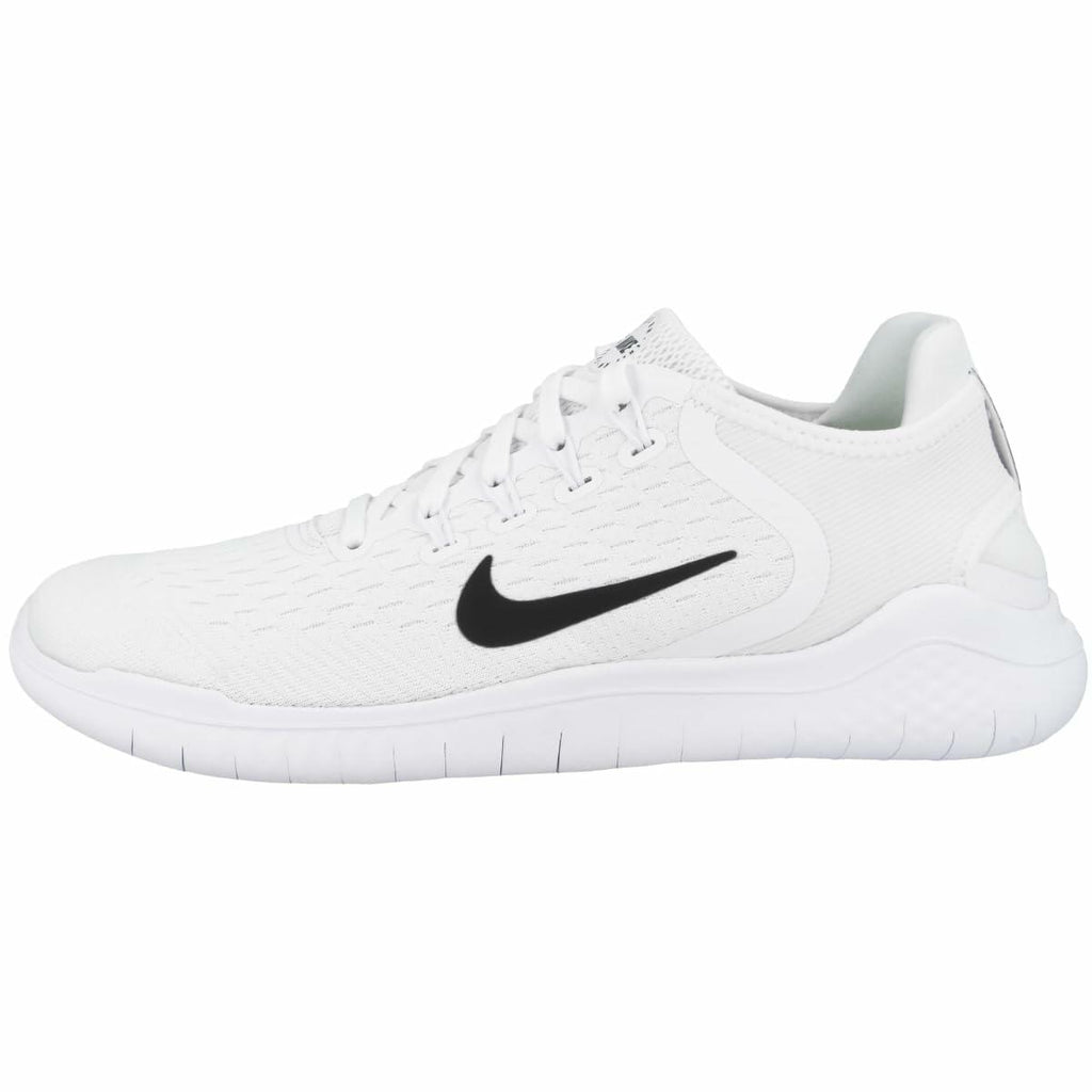 Nike Women's Free Rn 2018 Sun Tennis Shoes, White White Black 100, 6 Women