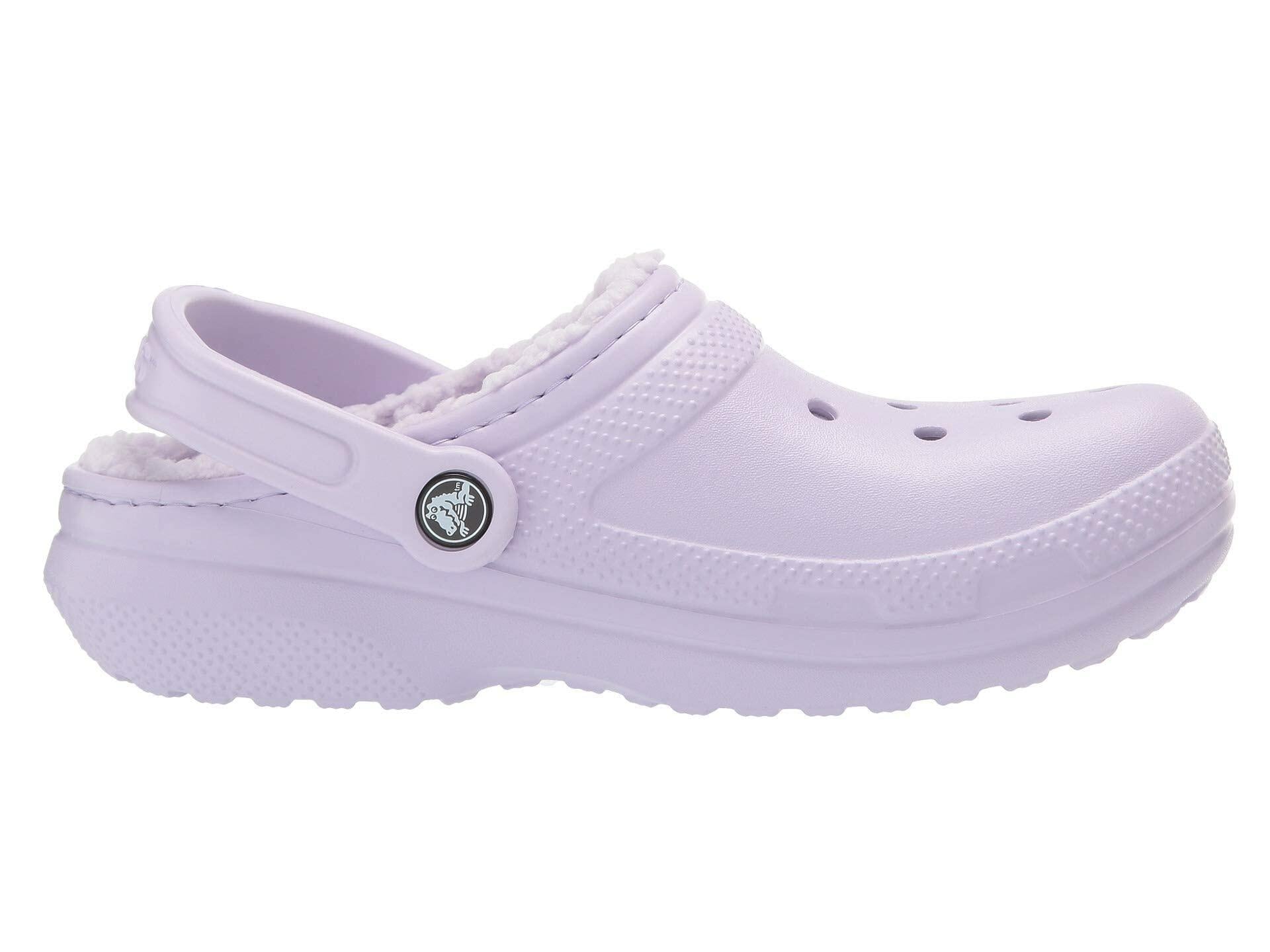 Crocs Unisex-Adult Classic Lined Clog, Lavender/Lavender, 15 Women/13 Men