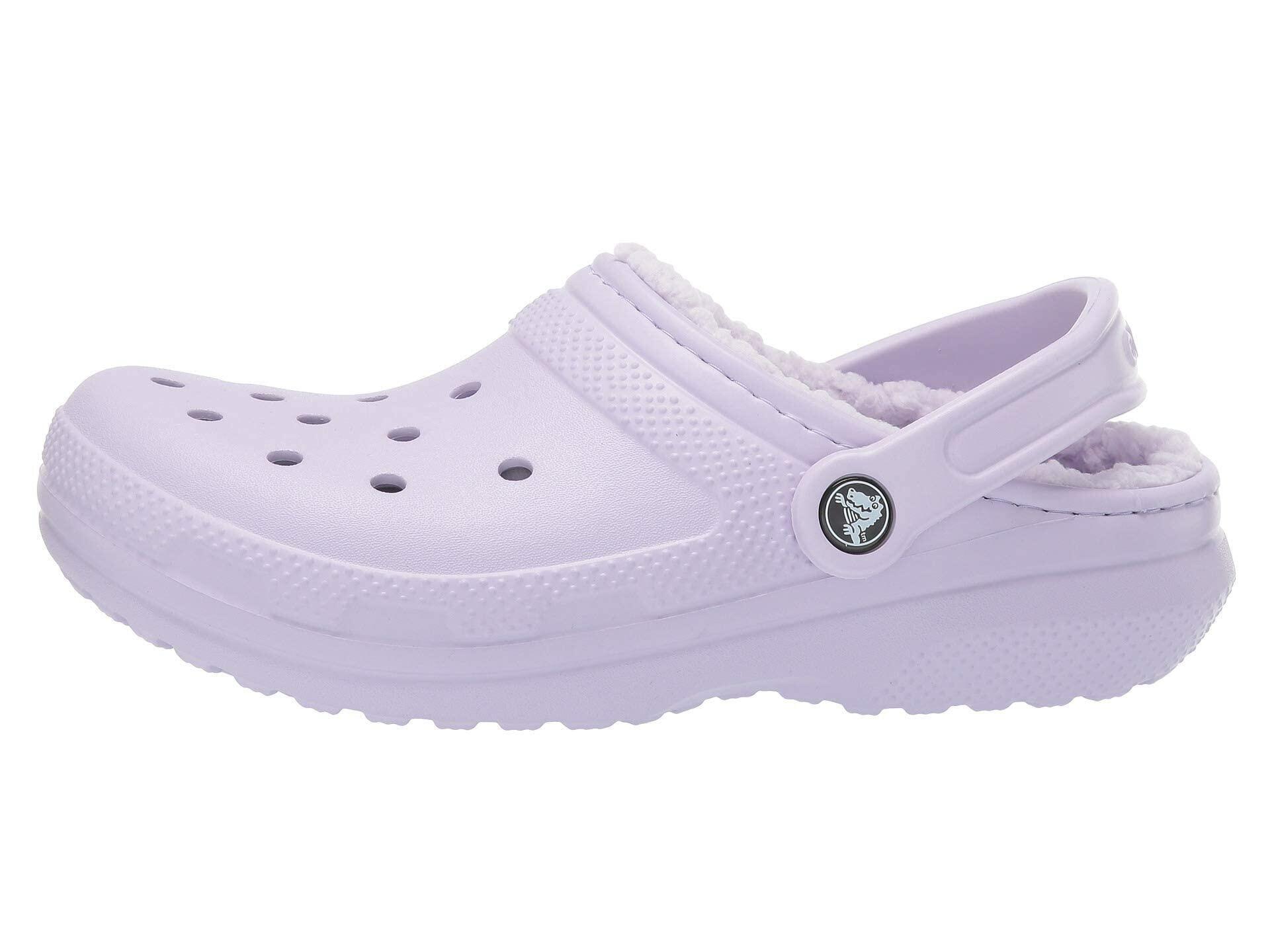 Crocs Unisex-Adult Classic Lined Clog, Lavender/Lavender, 15 Women/13 Men