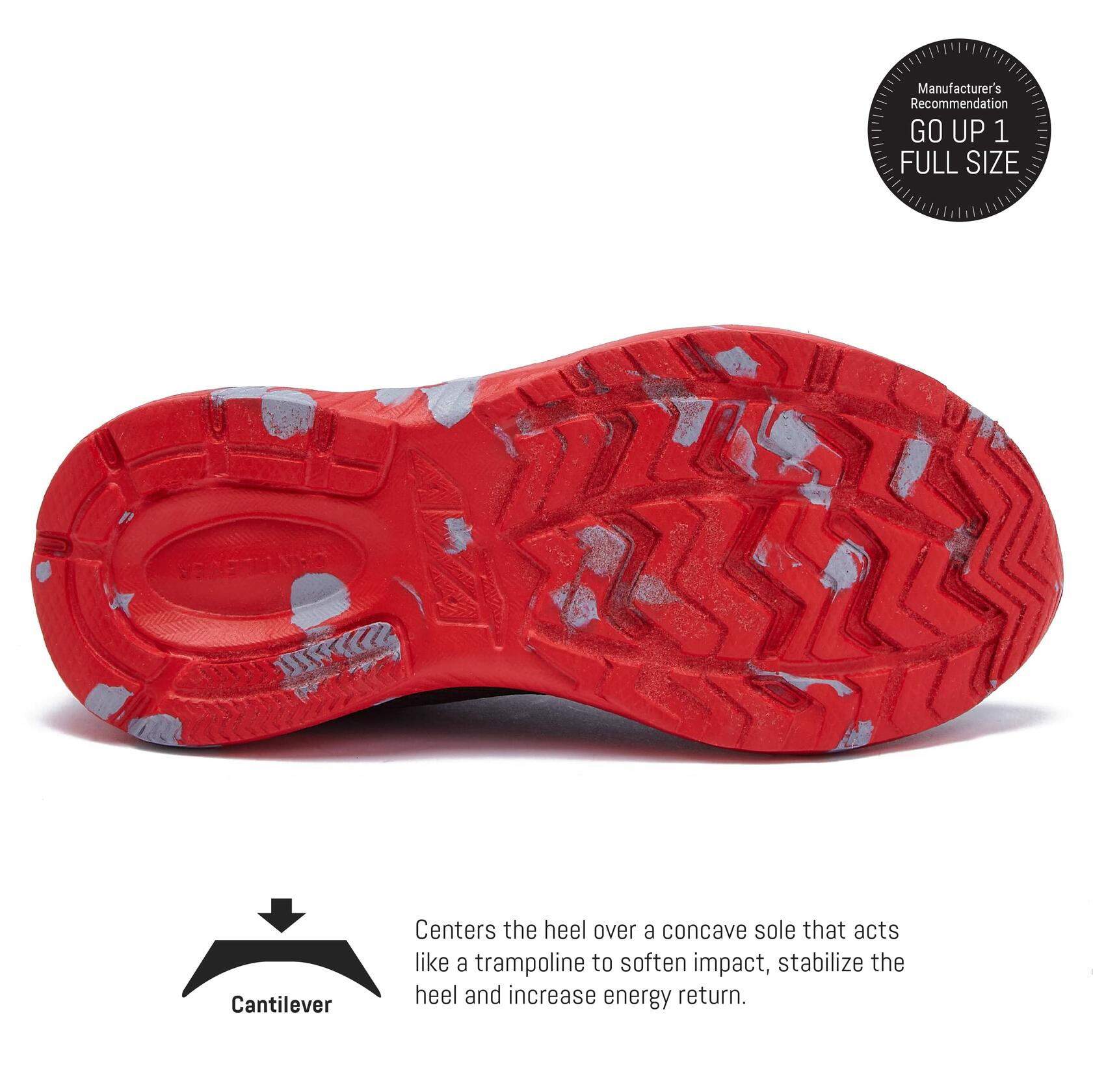 Avia Avi Factor Slip On Boys’ Sneakers - Tennis, Athletic, Running Shoes for Boys - Toddler, Little Kid, and Big Kid Sizes - Black/Red/Medium Grey, 6 Big Kid