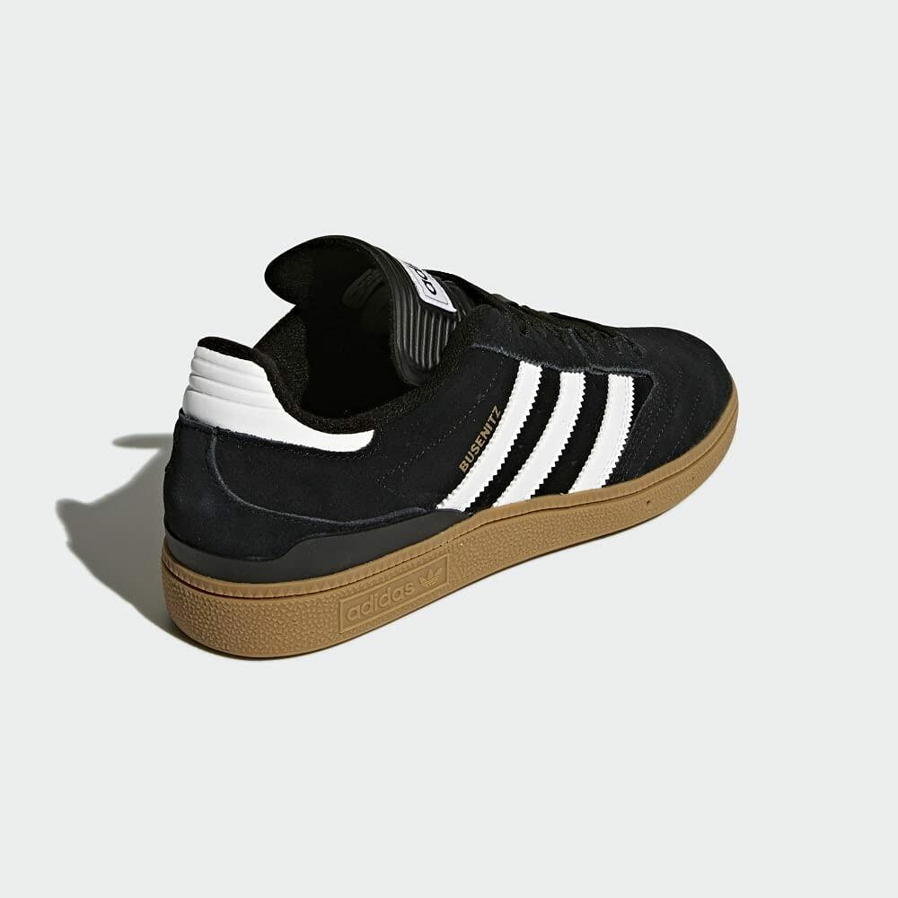 adidas Originals Men's Busenitz Sneakers, Black/White/Metallic Gold, 12