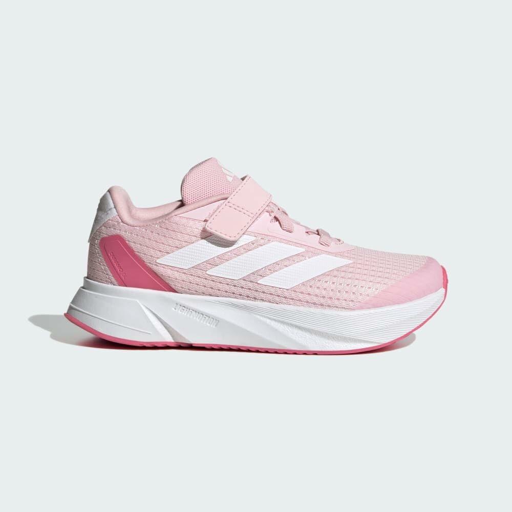 Adidas Unisex-Child Duramo SL Elastic Lace Clear Pink/White/Pink Fusion