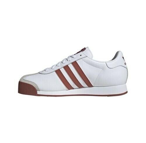 Adidas Originals Samoa Sneakers Men's White/Red JQ0045 Shoes Sneakers