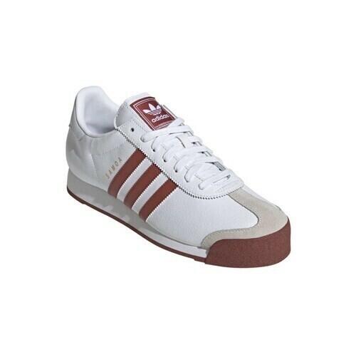 Adidas Originals Samoa Sneakers Men's White/Red JQ0045 Shoes Sneakers