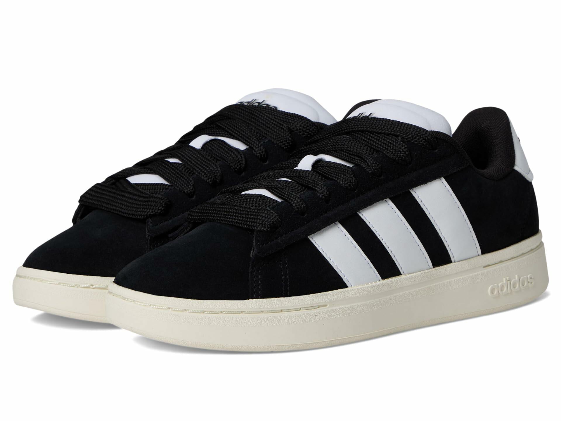 Adidas Men's Grand Court Alpha 00s, Black/White/Off White, 12