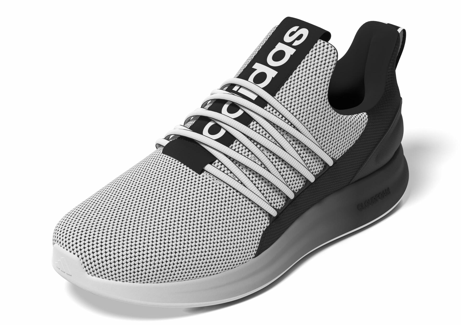 Adidas Men's Lite Racer Adapt 7.0, White/Black/White, 11.5
