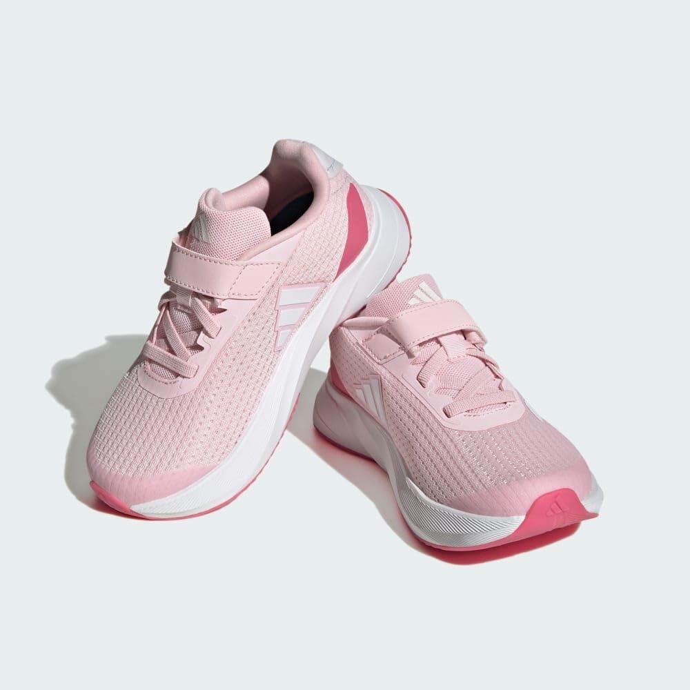 Adidas Unisex-Child Duramo SL Elastic Lace Clear Pink/White/Pink Fusion