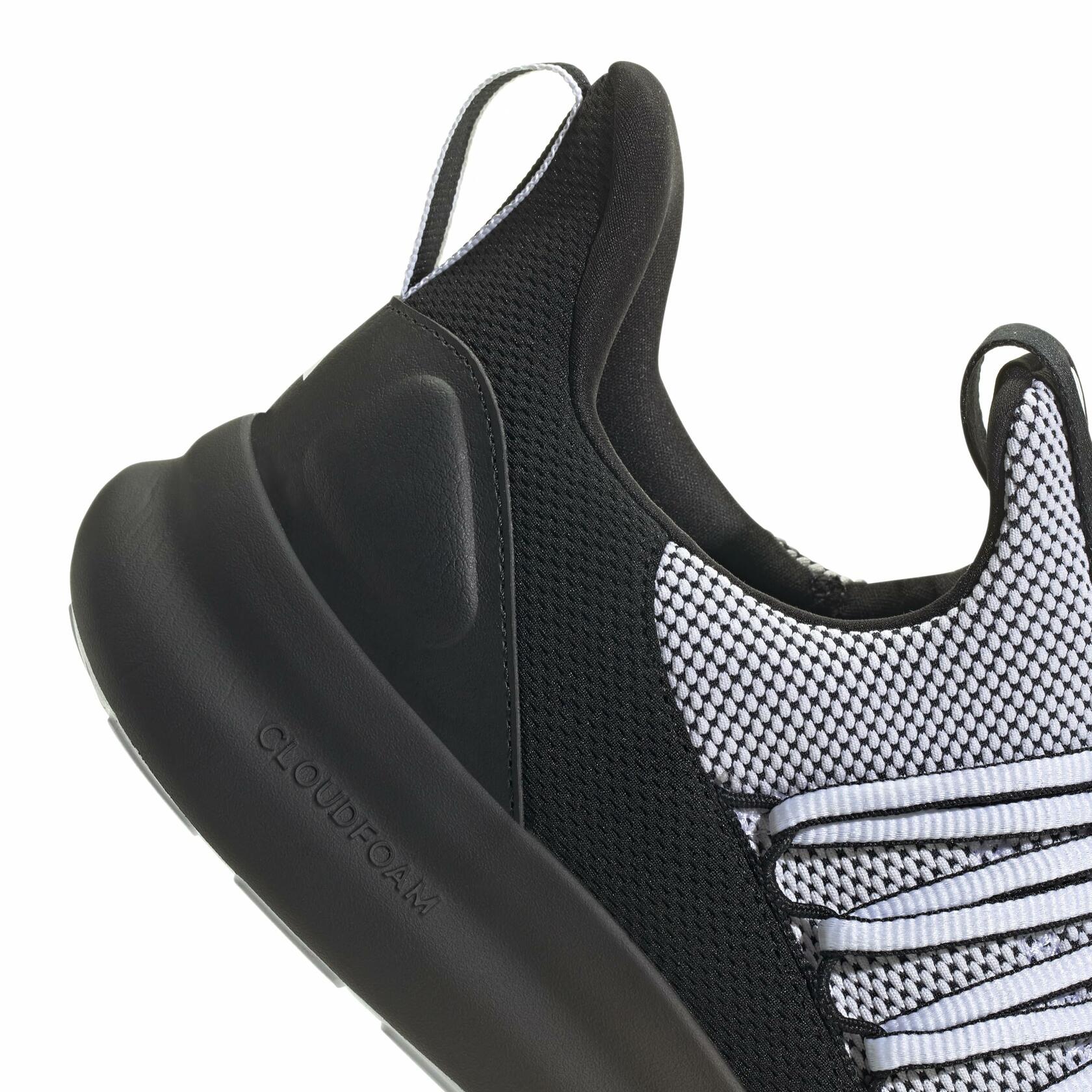 Adidas Men's Lite Racer Adapt 7.0, White/Black/White, 11.5