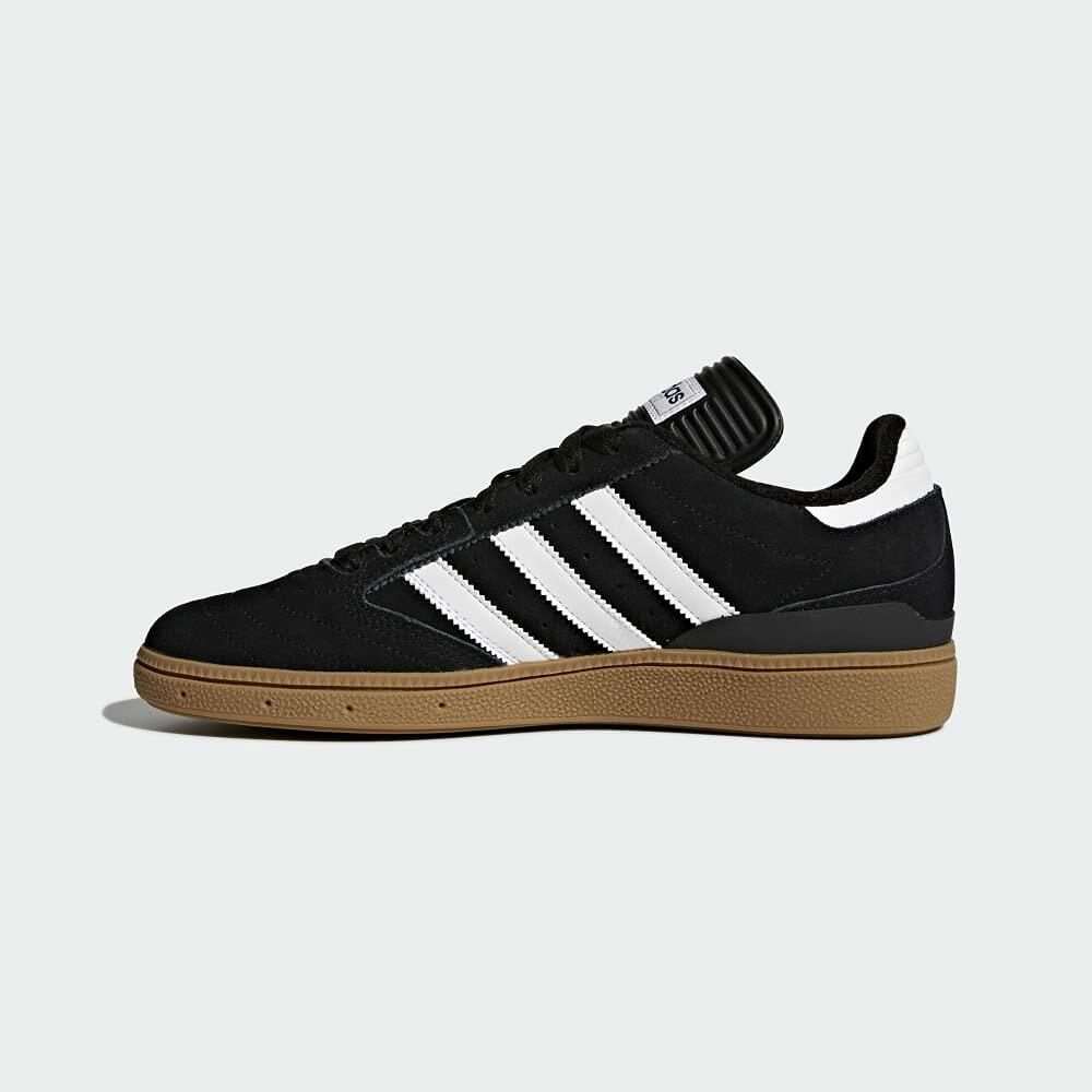 adidas Originals Men's Busenitz Sneakers, Black/White/Metallic Gold, 12
