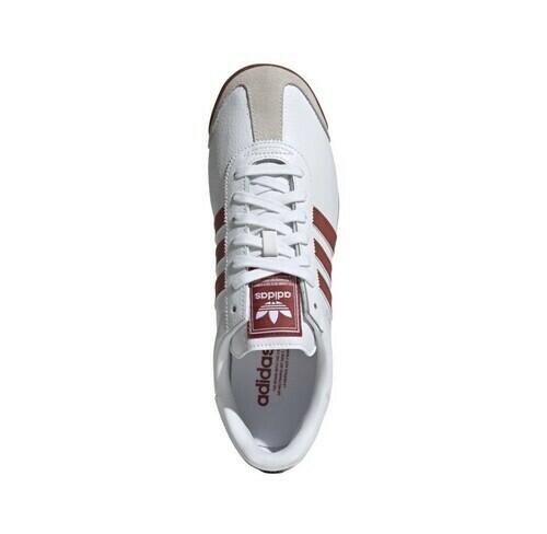 Adidas Originals Samoa Sneakers Men's White/Red JQ0045 Shoes Sneakers
