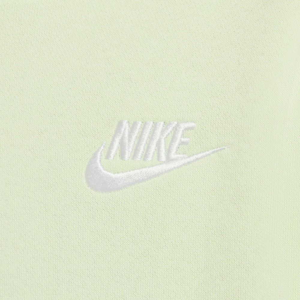 Nike Unisex-Child Sportswear Club Fleece Pullover Hoodie (Little Kid/Big Kid) Lime Ice/White xs,  S Big Kid