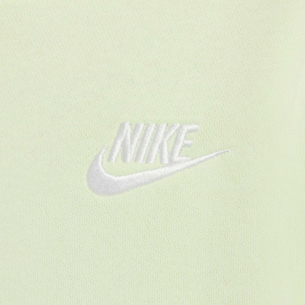 Nike Unisex-Child Sportswear Club Fleece Pullover Hoodie (Little Kid/Big Kid) Lime Ice/White xs,  S Big Kid