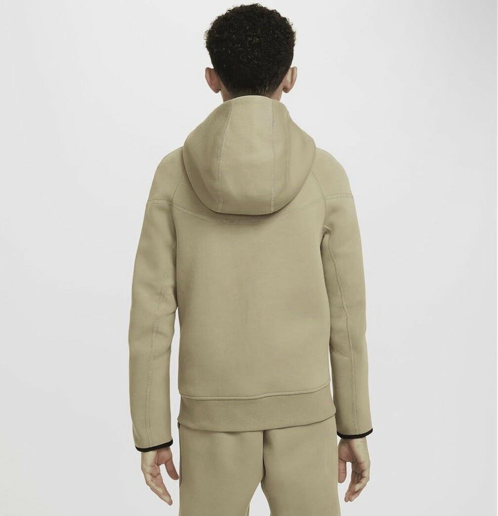 Nike Sportswear Tech Fleece Windrunner  Kids Full-Zip Hoodie FD3285-276 Size XS