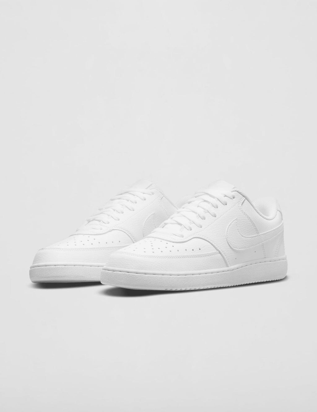 Nike Court Vision Low Next Nature Shoes, White/White-White, MEN'S/WOMENES