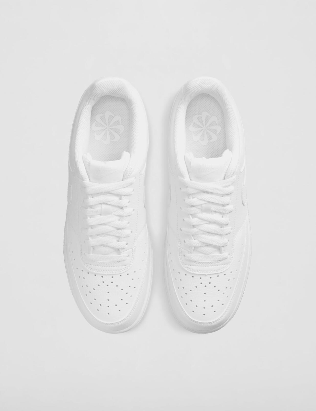 Nike Court Vision Low Next Nature Shoes, White/White-White, MEN'S/WOMENES