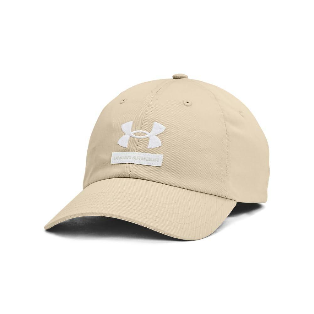 Under Armour Men's Branded Hat ,white/sedona/khaki , One Size Fits Most