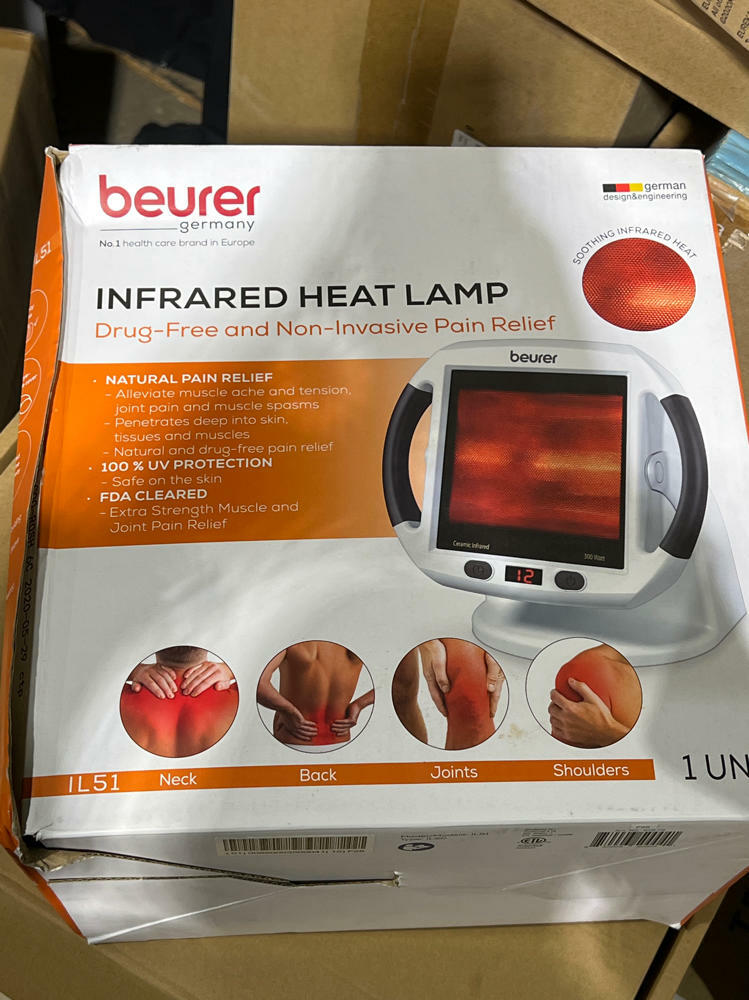 Infrared Heat Lamp , Beurer LI51, For Natural Pain Relief. New in unopened box.