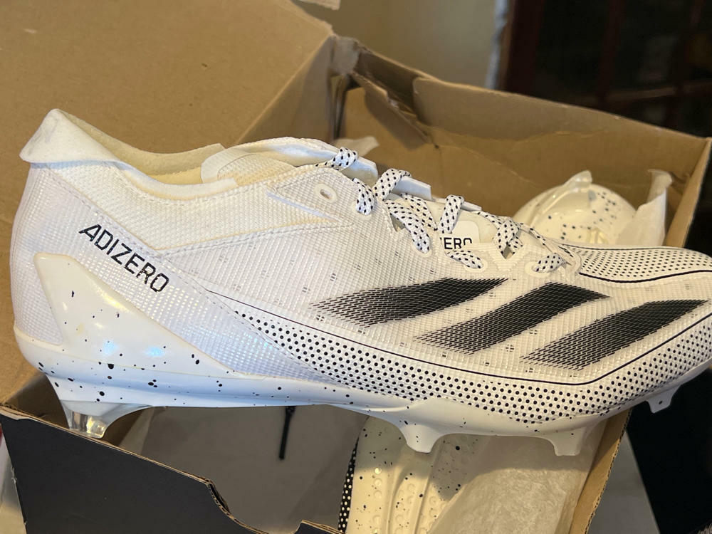 Adidas Men's Adizero 13.0, Black/White/Black, 9 new in box