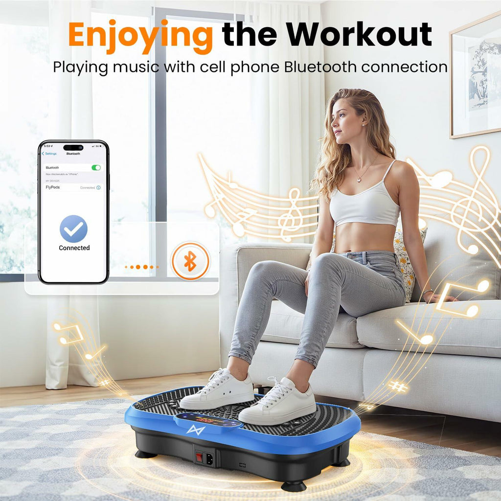 AXV Vibration Plate Fitness Platform Exercise Machine Vibrating Shaking Full