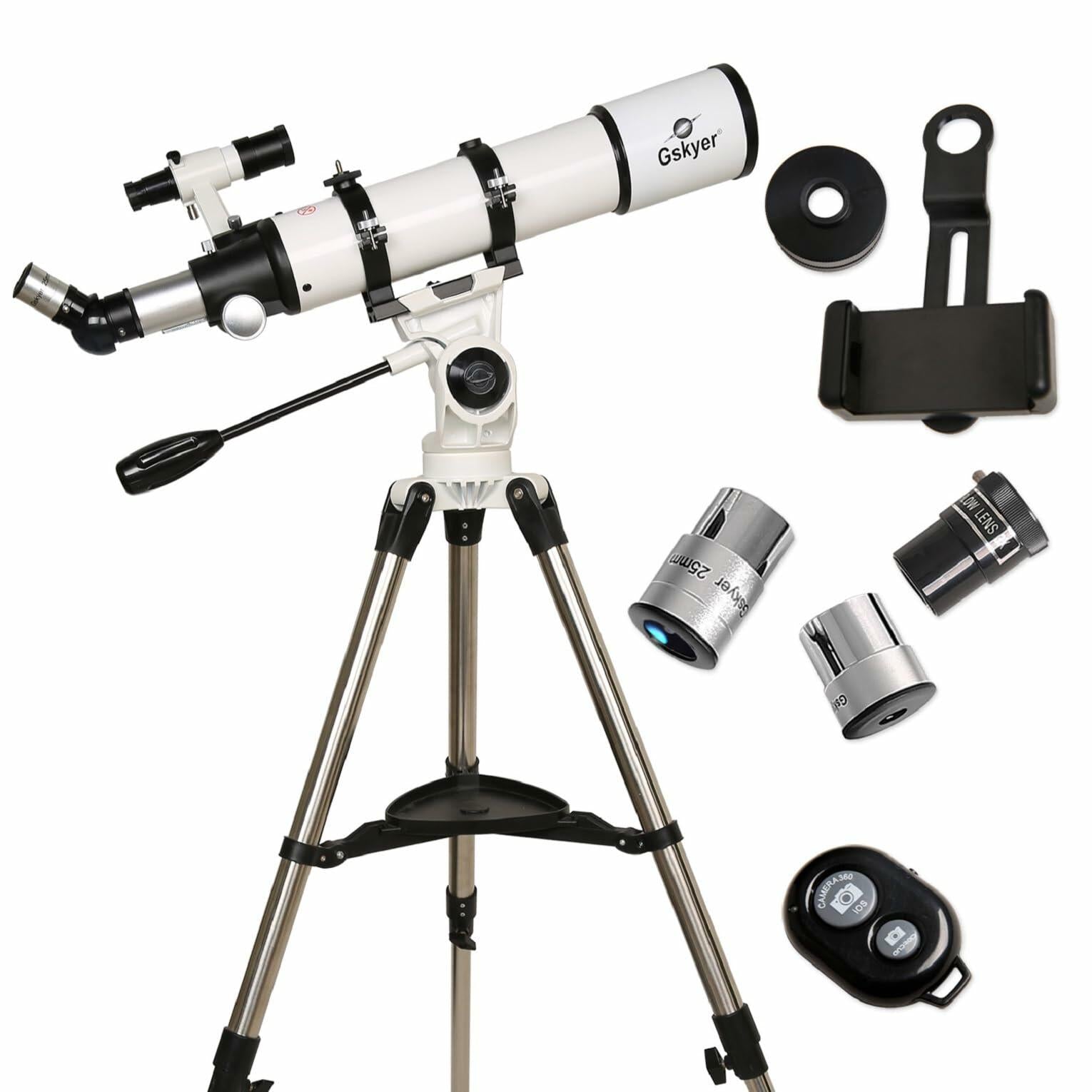 Gskyer Telescope 600x90mm AZ Astronomical Refractor Telescope for Adults