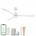 Bali 52in 3-Blade Smart Indoor or Outdoor Ceiling Fan 2700K-6000K CCT Tunable