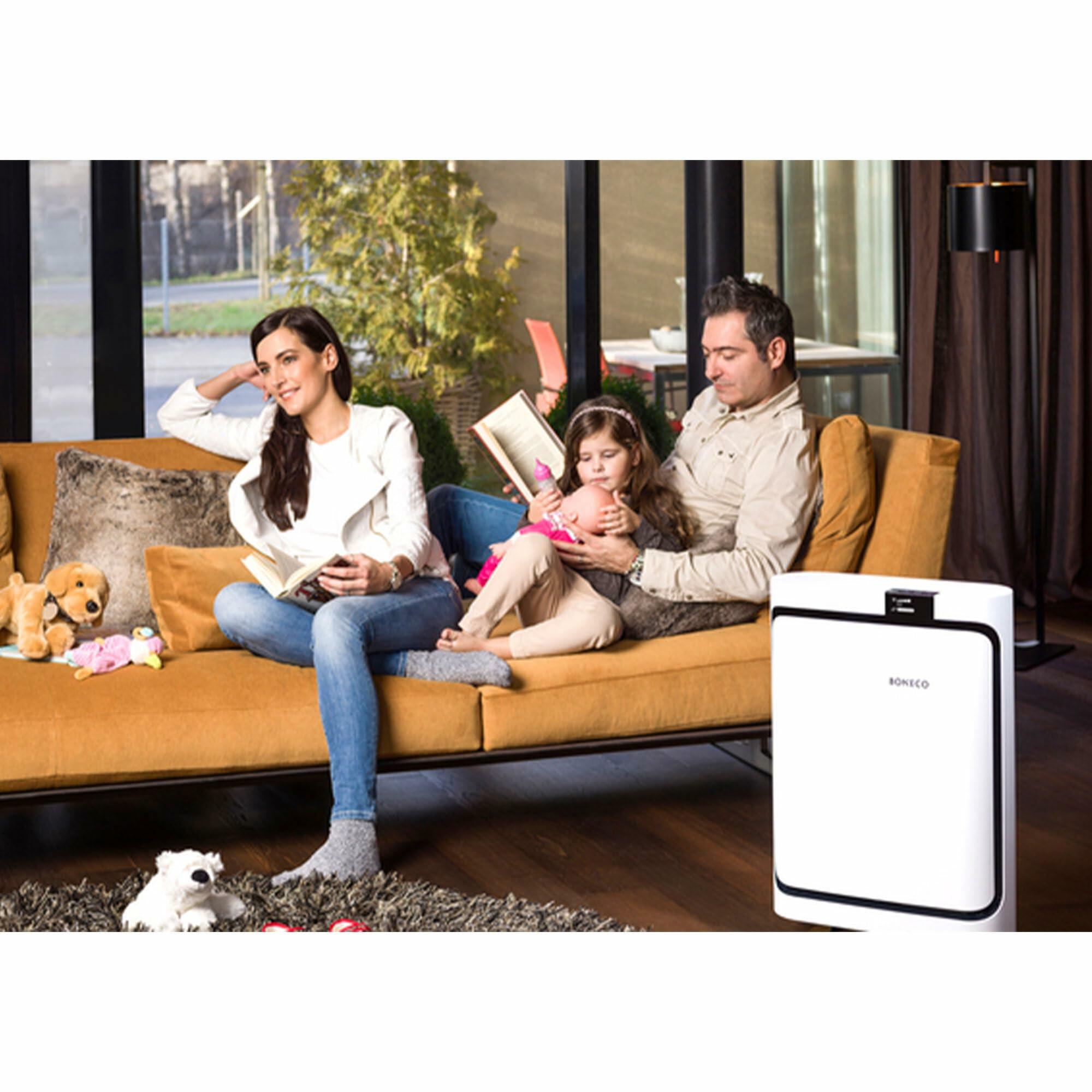 BONECO Air Purifier with HEPA,P500 Remote Control, Fast Air Purification, and Automatic Operation Function for Home Air Purifier Parts and Accessories