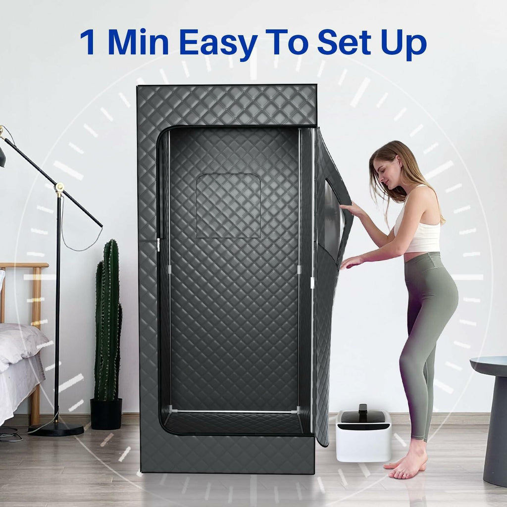TOREAD Portable Steam Sauna Tent for Home, Full Size Sauna Box Portable Sauna