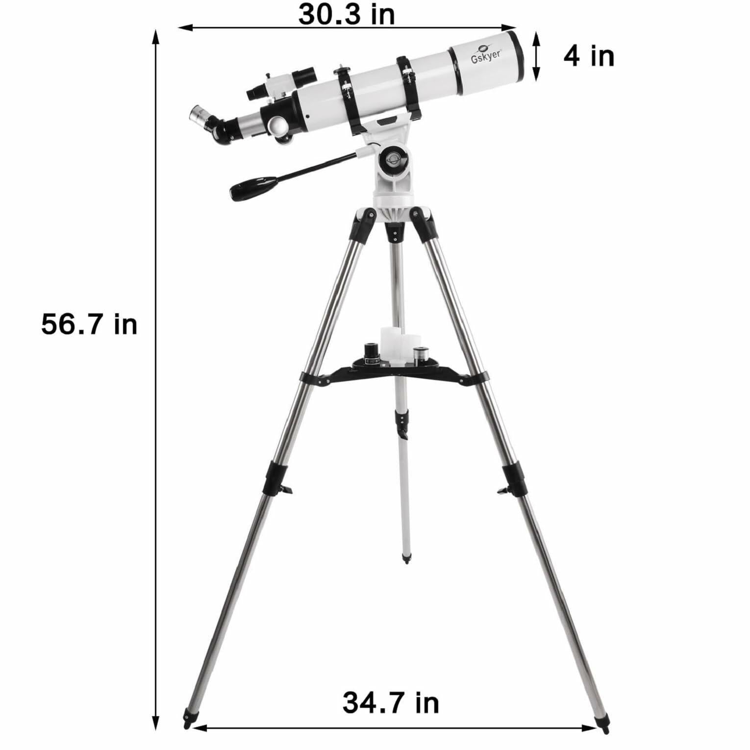 Gskyer Telescope 600x90mm AZ Astronomical Refractor Telescope for Adults