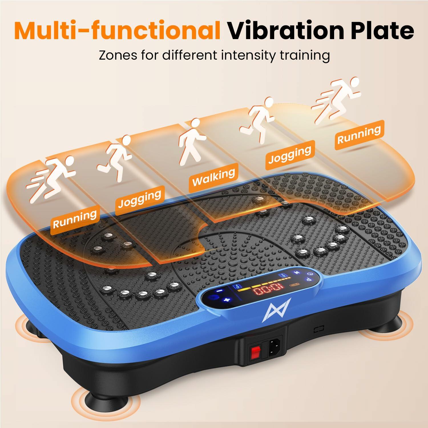 AXV Vibration Plate Fitness Platform Exercise Machine Vibrating Shaking Full