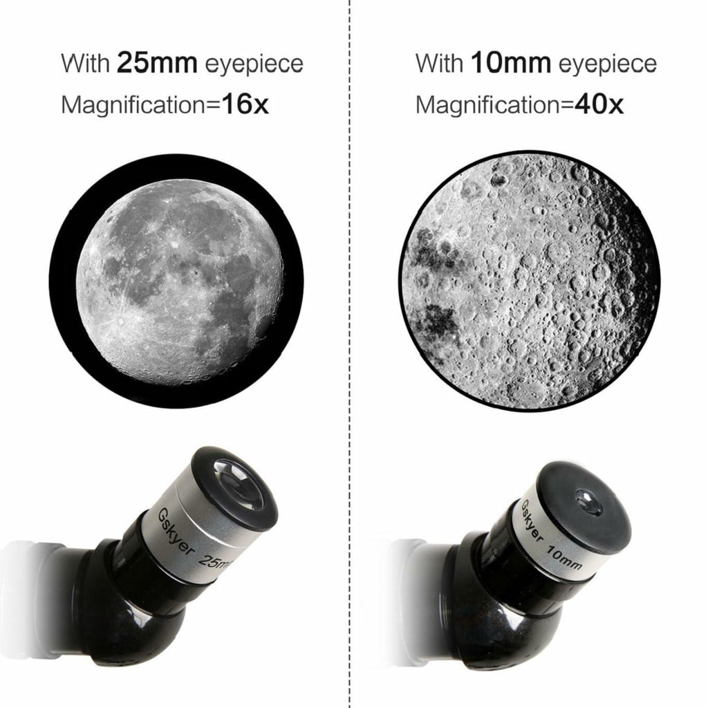 Gskyer Telescope, 70mm Aperture 400mm AZ Mount Astronomical Refracting Telescope