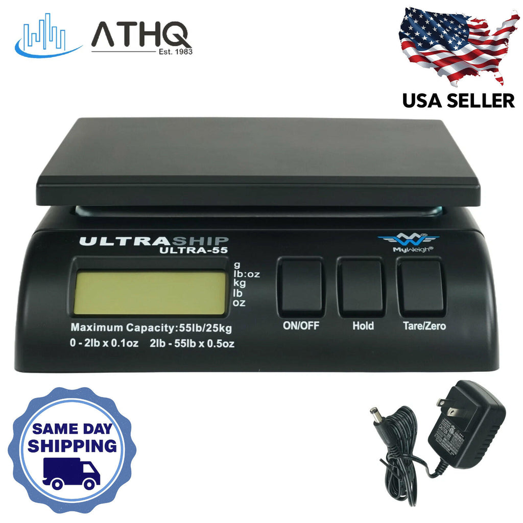My Weigh Ultraship 55 Digital Shipping Scale 55 lb/25 kg Postal & Parcel Scale