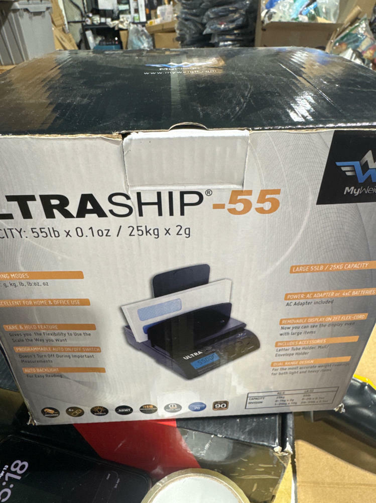 My Weigh Ultraship 55 Digital Shipping Scale 55 lb/25 kg Postal & Parcel Scale