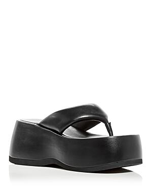 Jeffrey Campbell Women's Women's Crybaby Platform Wedge Thong Sandals