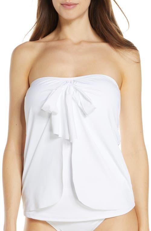 Tommy Bahama Pearl Sarong Bandini Swim Top in White at Nordstrom, Size Medium new with flaw
