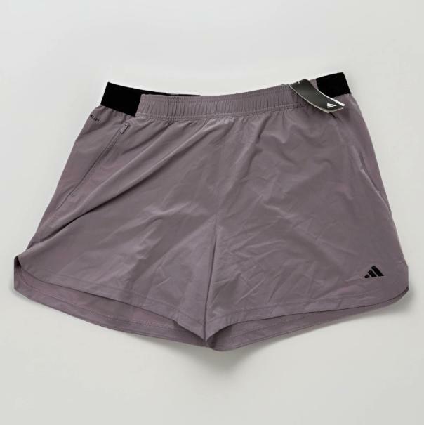 Adidas Shorts Mens M Axis WVN 4.0 5 Inch Training Spark Athletic, yellow and fig