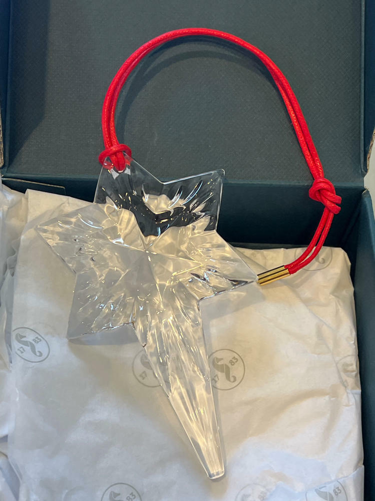waterford shining star Ornament, 1087183. new crystal in box 2024 doen't show year