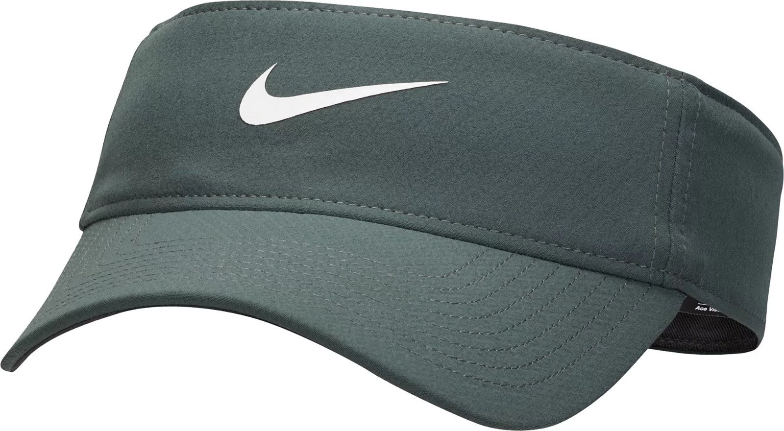 NWT Nike Adult Dri-FIT Ace Swoosh Visor Vintage Green and blue FB5630-338 Sz L/XL
